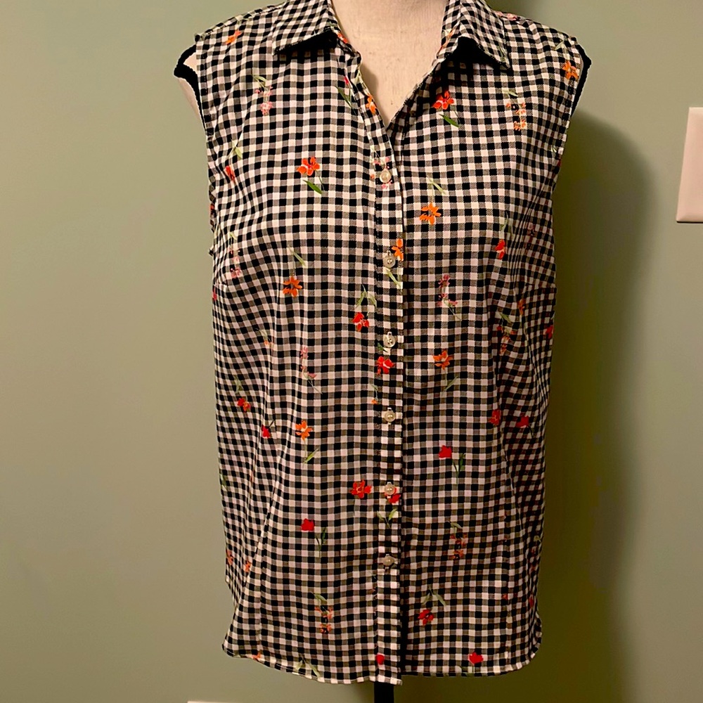 Charter Club Sleeveless Shirt sz 14P